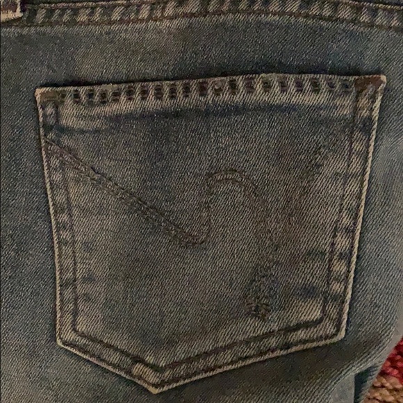 Citizens of humanity soft blue bootcut jeans - Picture 3 of 4